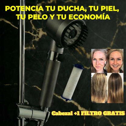 Protege Tu Piel y Tu Cabello del Agua Contaminada – Cabezal AURA®